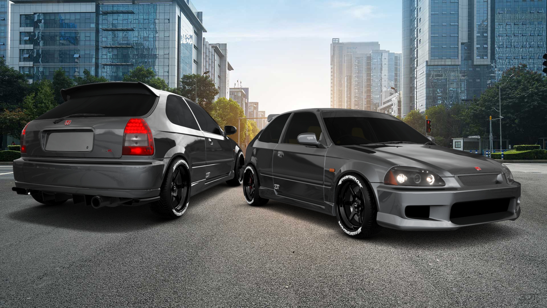 Honda Civic 3 Door Hatchback 1997 tuning
