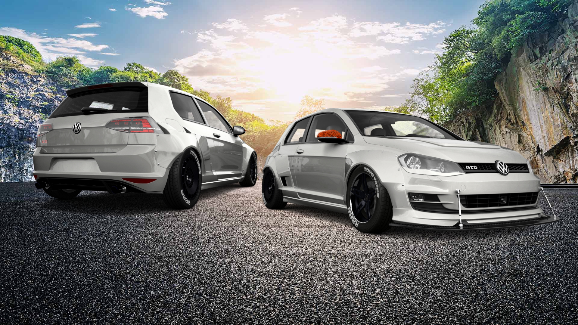 Volkswagen Golf 7 3 Door Hatchback 2013 tuning