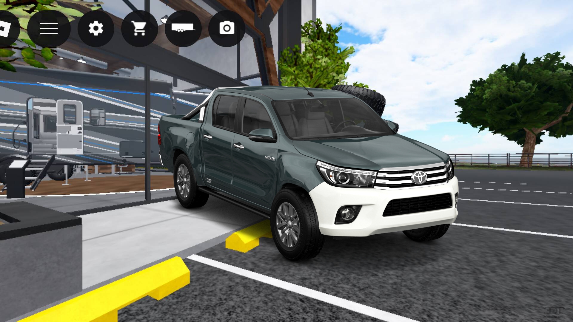 Toyota Hilux Double Cab 4 Door pickup truck 2015 tuning