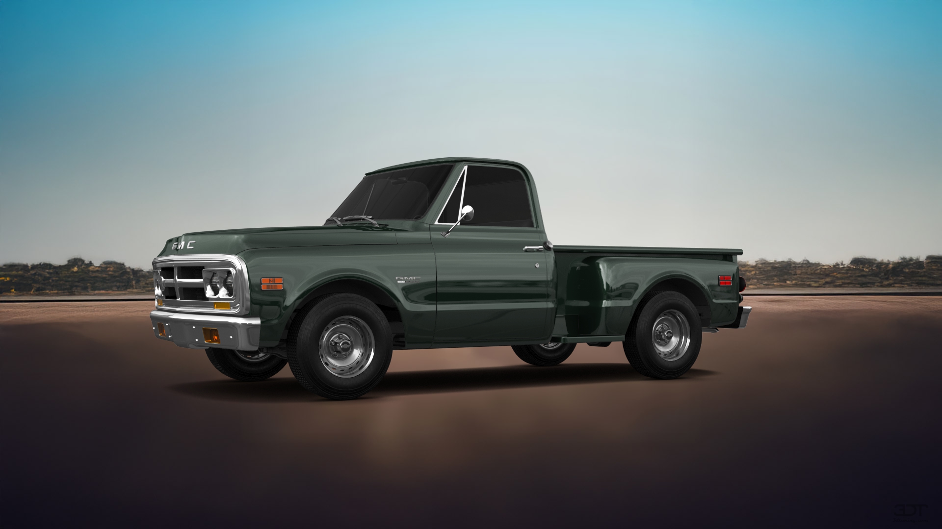 GMC K1500 2 Door pickup truck 1971 tuning