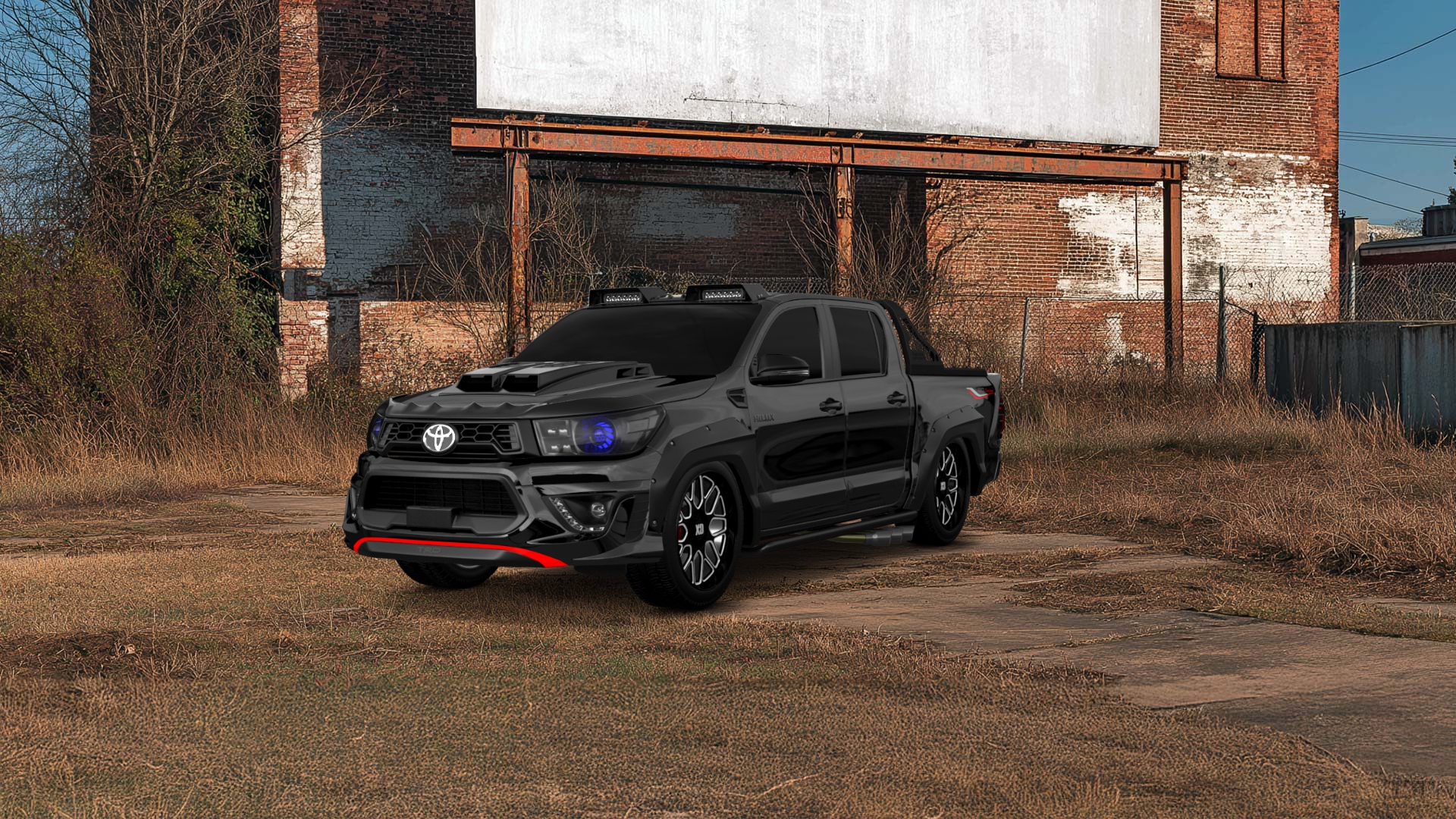 Toyota Hilux Double Cab 4 Door pickup truck 2015 tuning