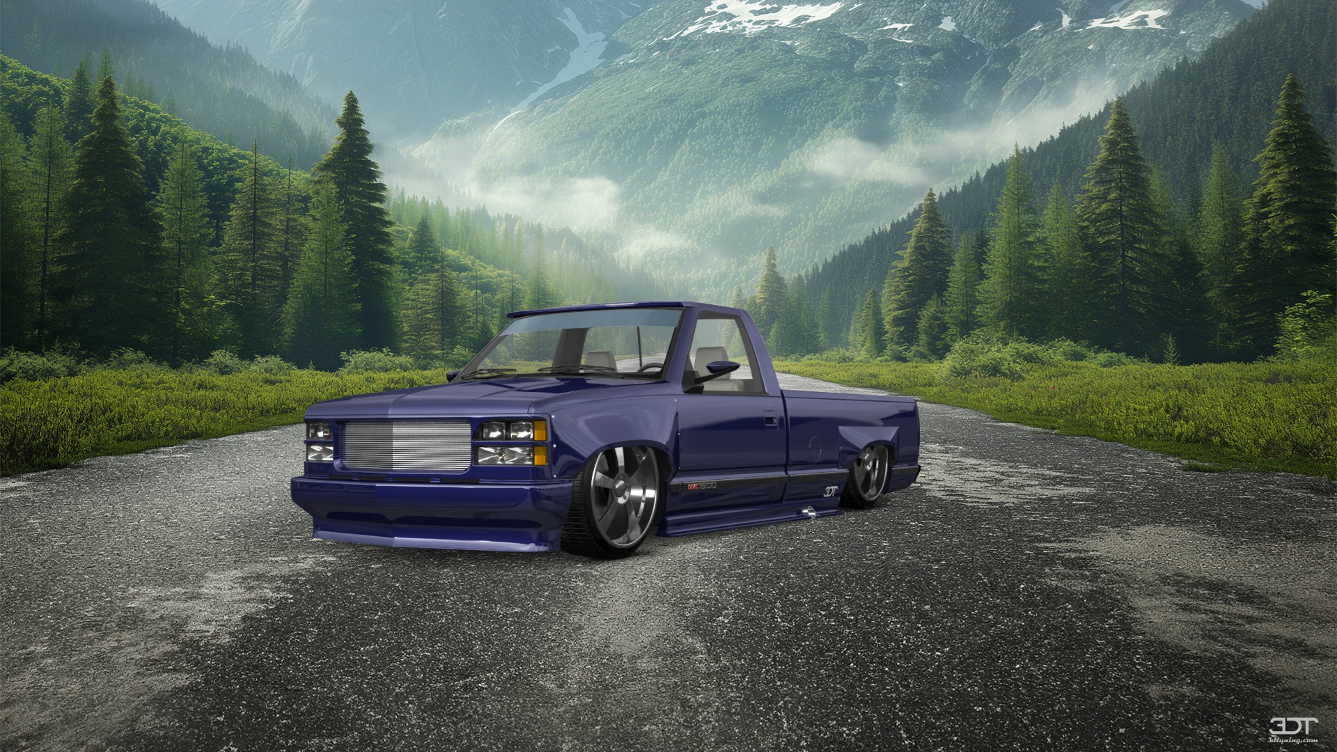 GMC Sierra 1500 2 Door pickup truck 1988 tuning