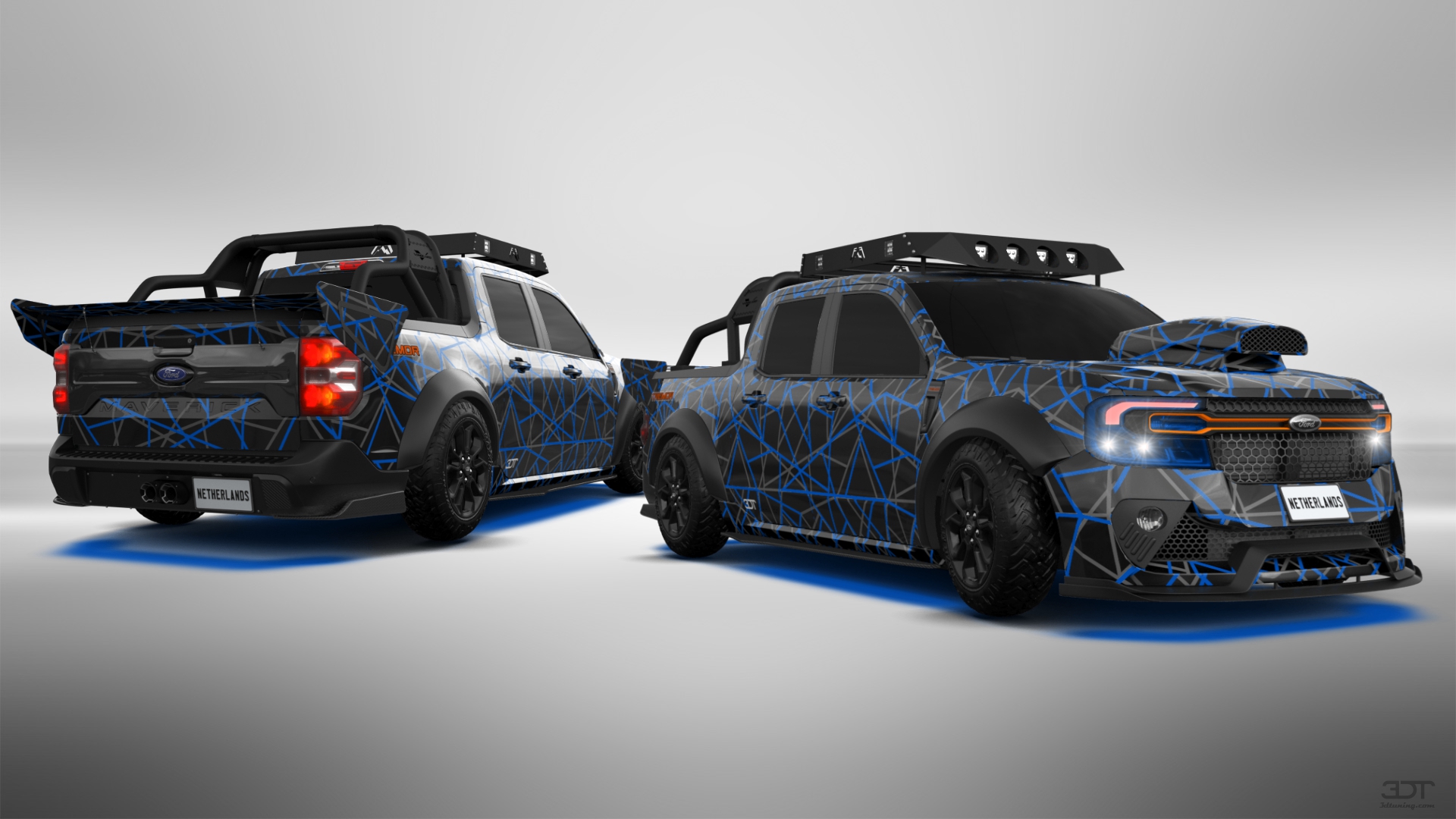 Ford Maverick 4 Door pickup truck 2022 tuning