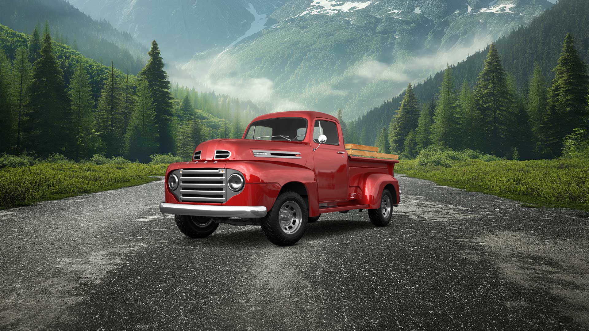 Ford F1 2 Door pickup truck 1949