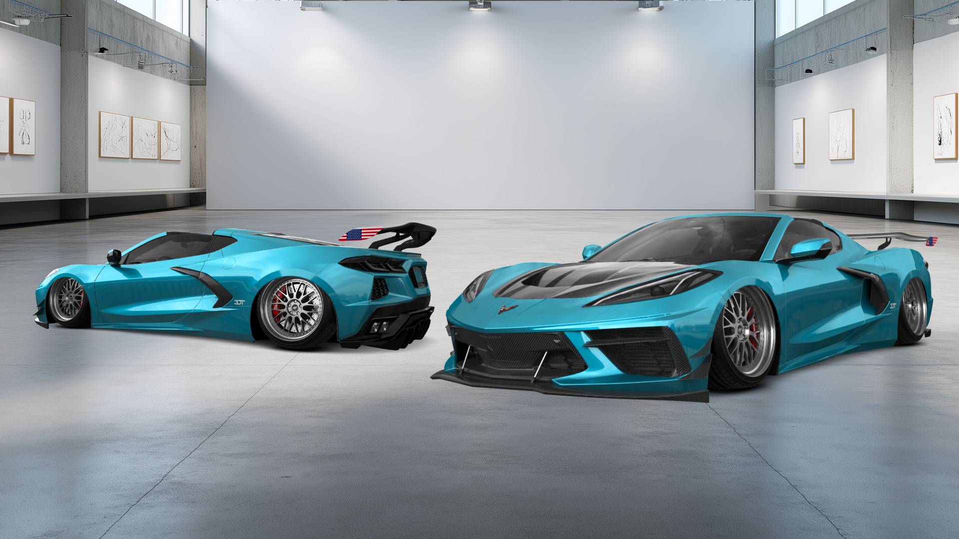 Chevrolet Corvette 2 door targa top 2020 tuning
