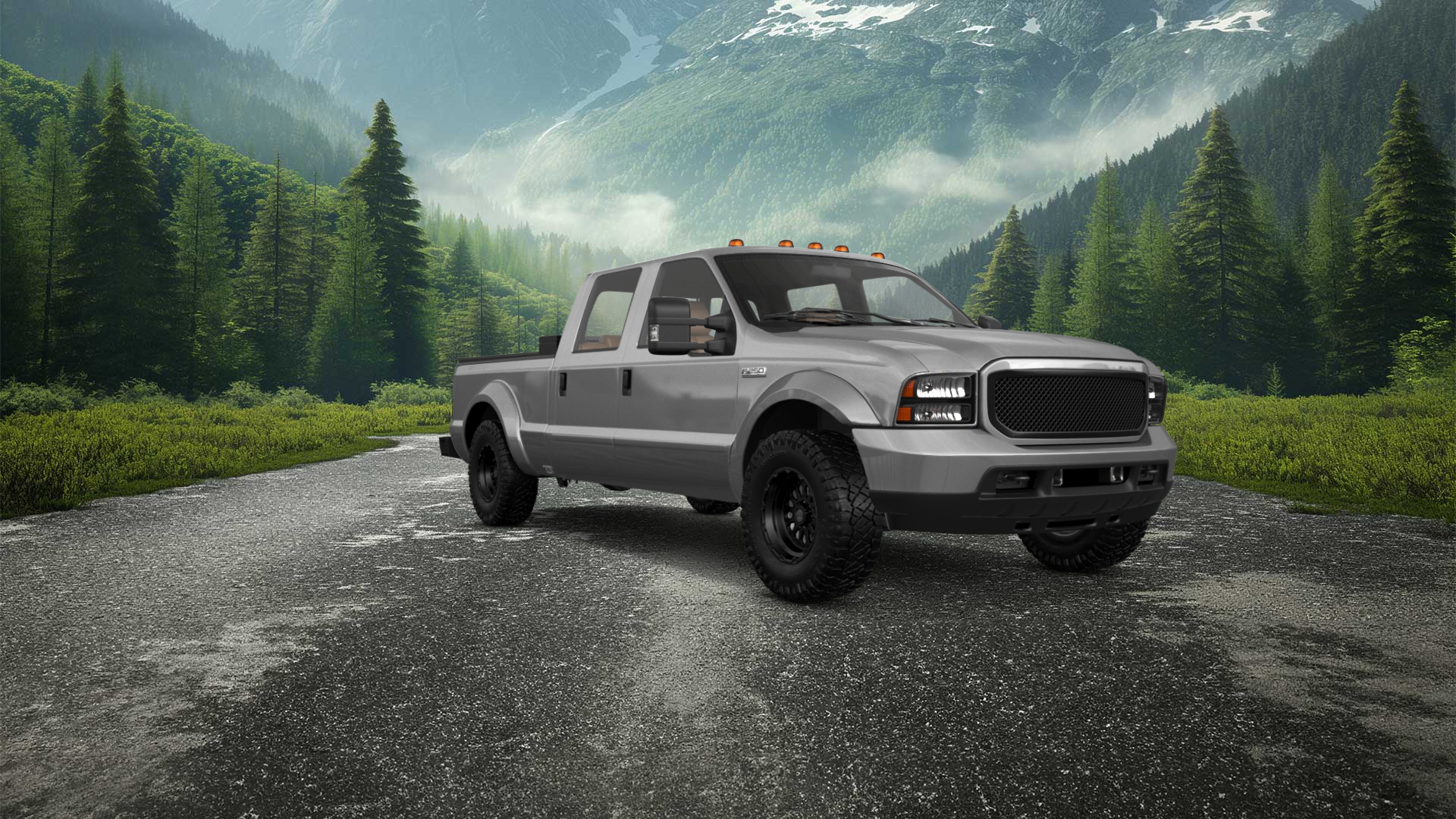 Ford F-250 Crew Cab 4 Door pickup truck 1999 tuning