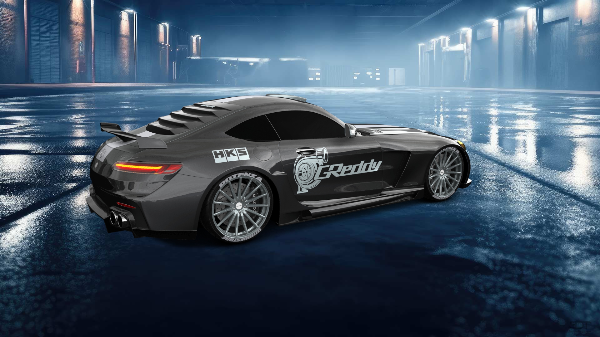 Mercedes AMG GT 2 door fastback coupe 2015