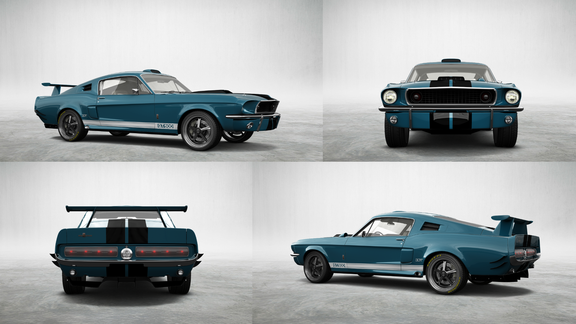 Mustang GT500 2 Door Coupe 1968 tuning