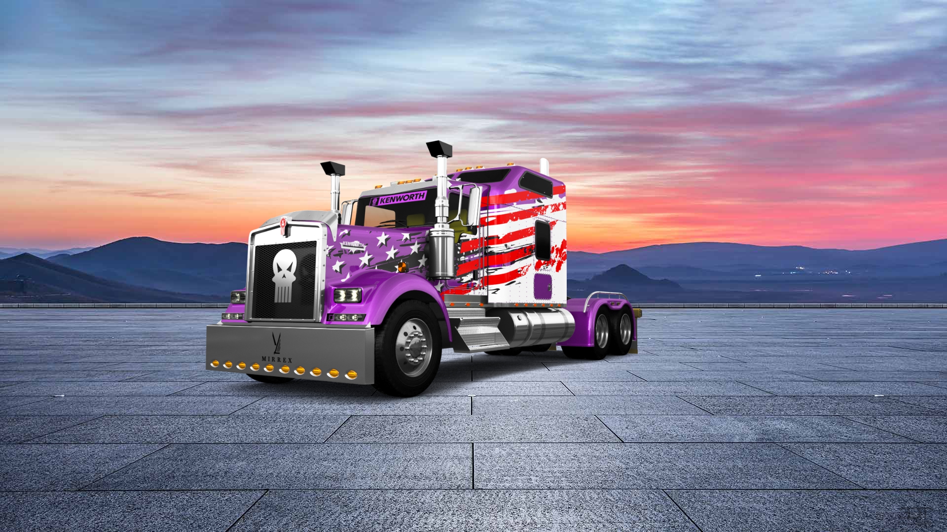Kenworth W900 Sleeper Cab Truck 2015
