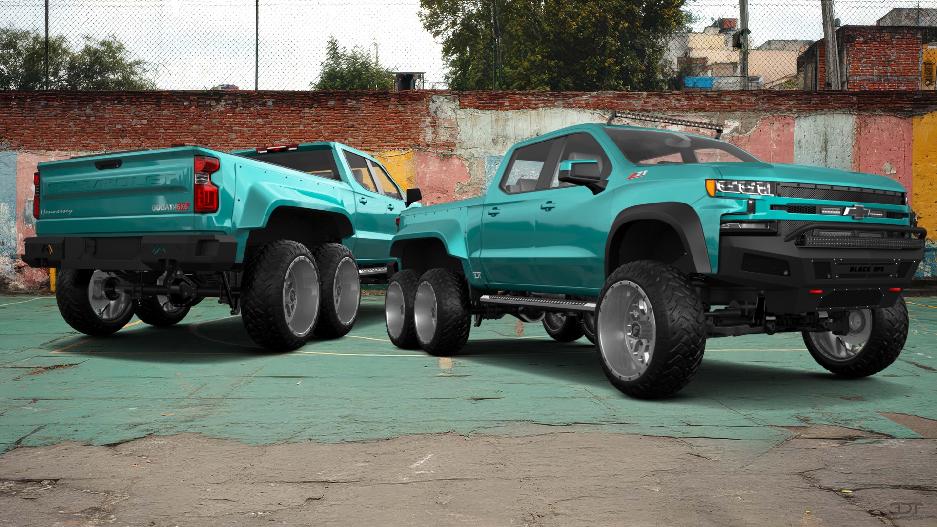 Chevrolet Silverado Hennessey Goliath 6X6 Truck 2020 tuning