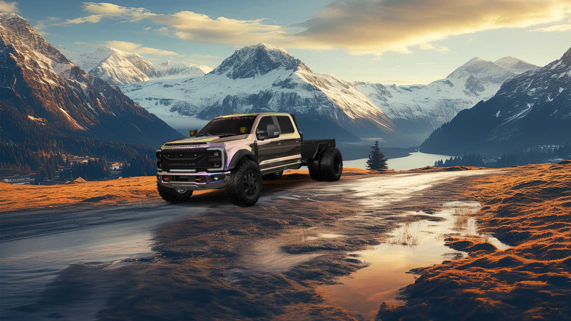 Ford F-350 DRW Crew Cab 4 Door pickup truck 2023 tuning