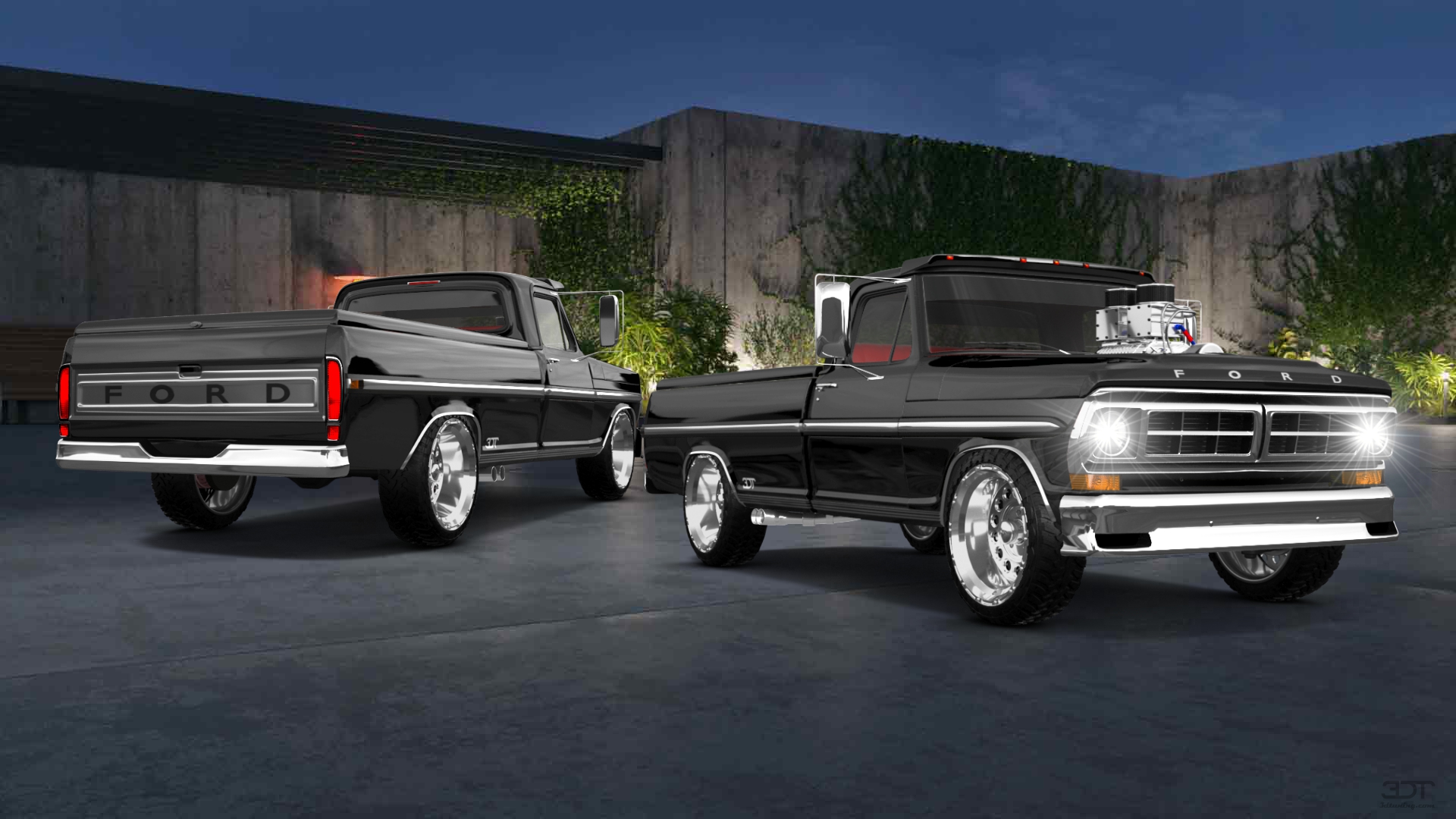 Ford F-250 2 Door pickup truck 1971