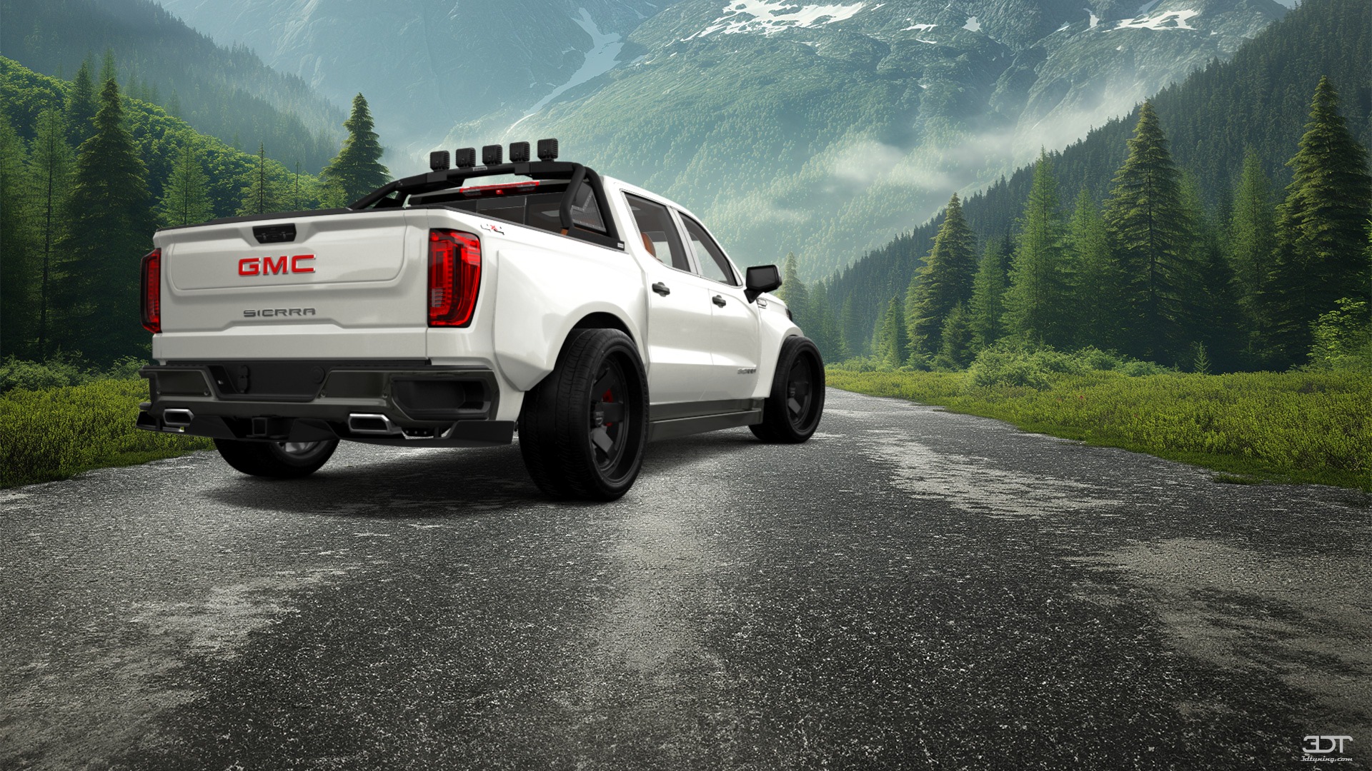 Tuning GMC Sierra 4 Door pickup truck 2020