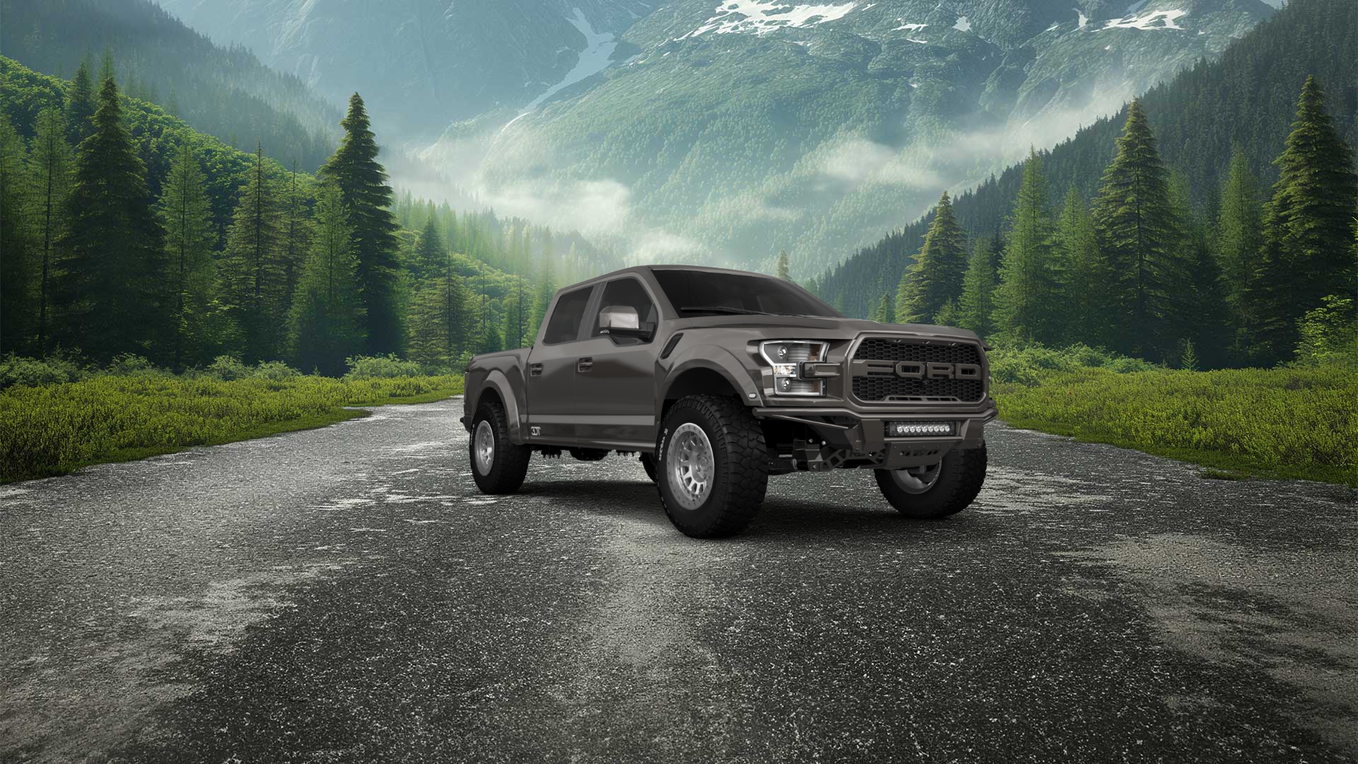 Ford F-150 Raptor 4 Door pickup truck 2017
