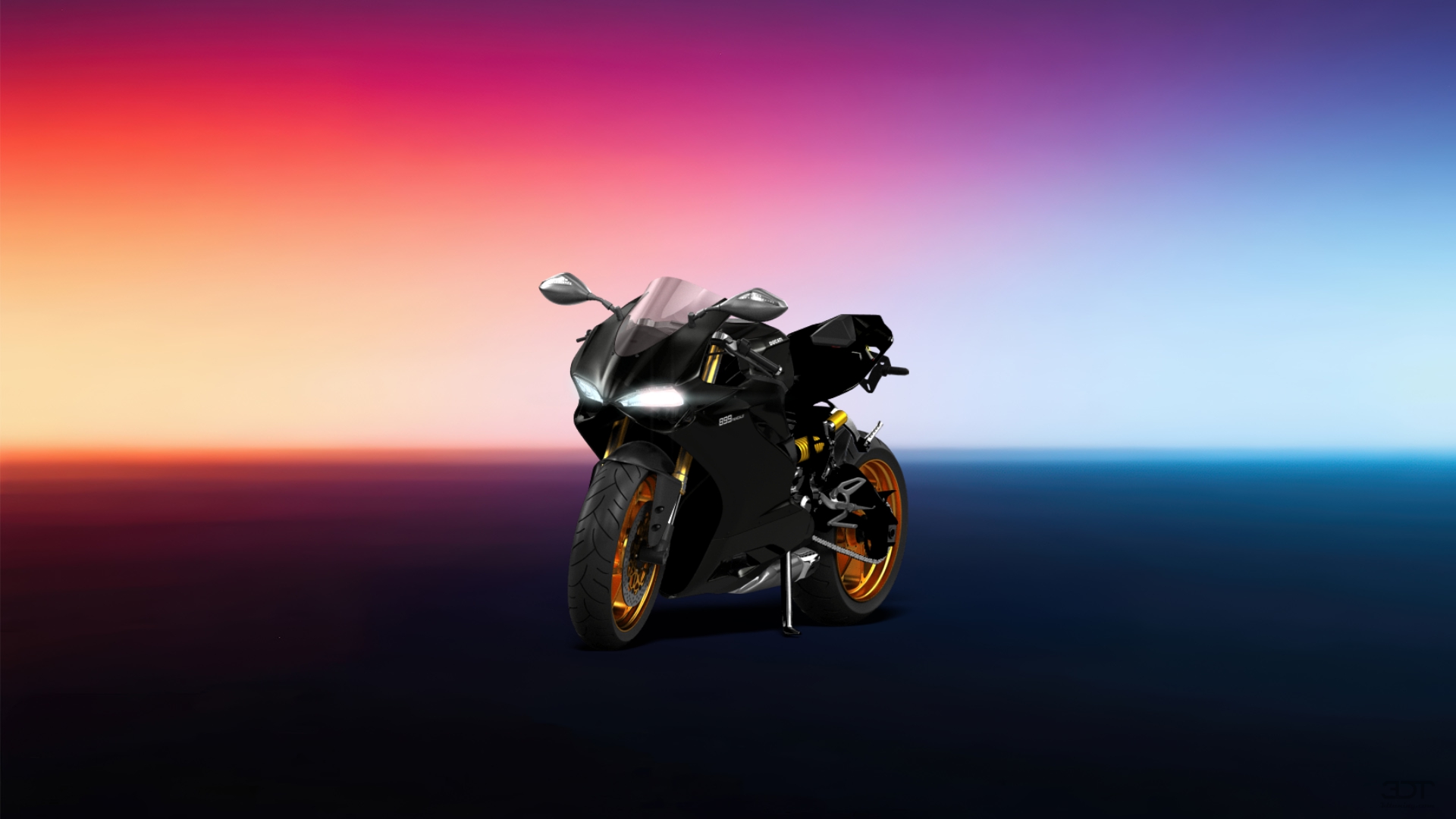 Ducati 899 Panigale Sport Bike 2015 tuning