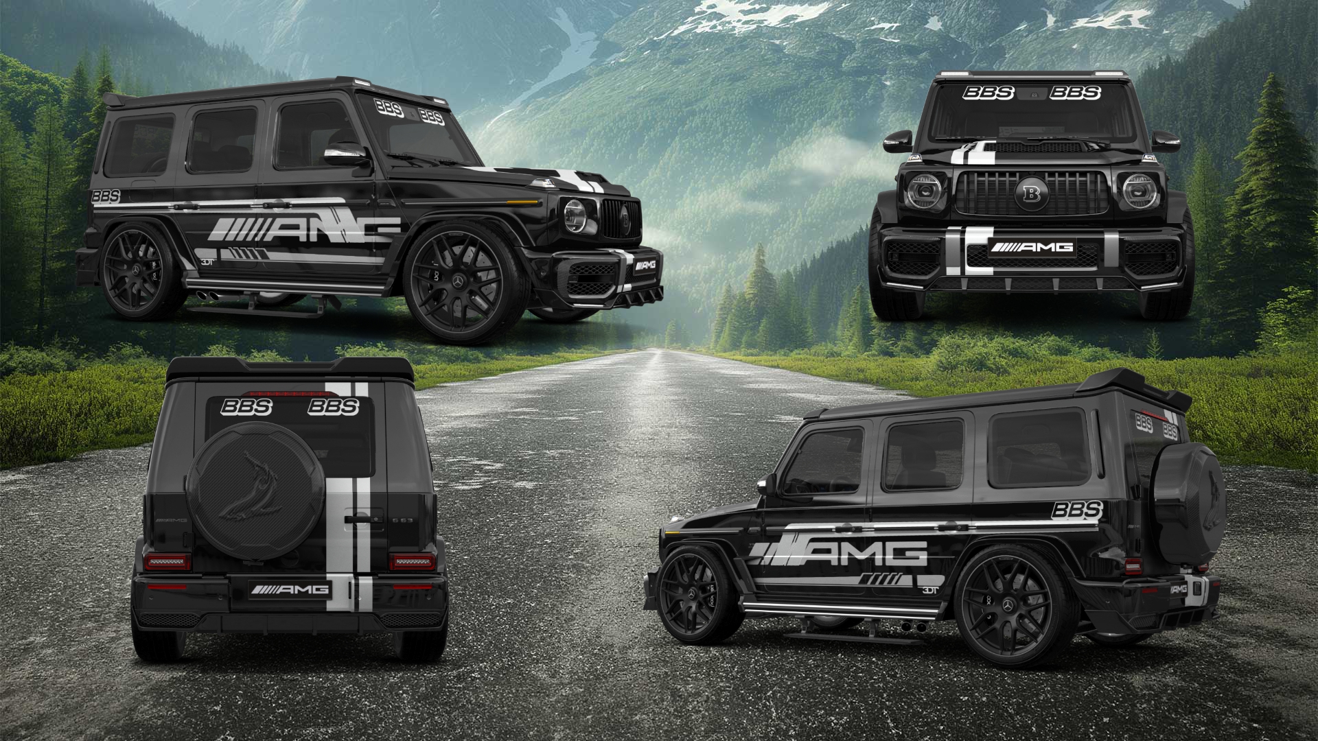 Mercedes G-Class 5 Door SUV 2018 tuning