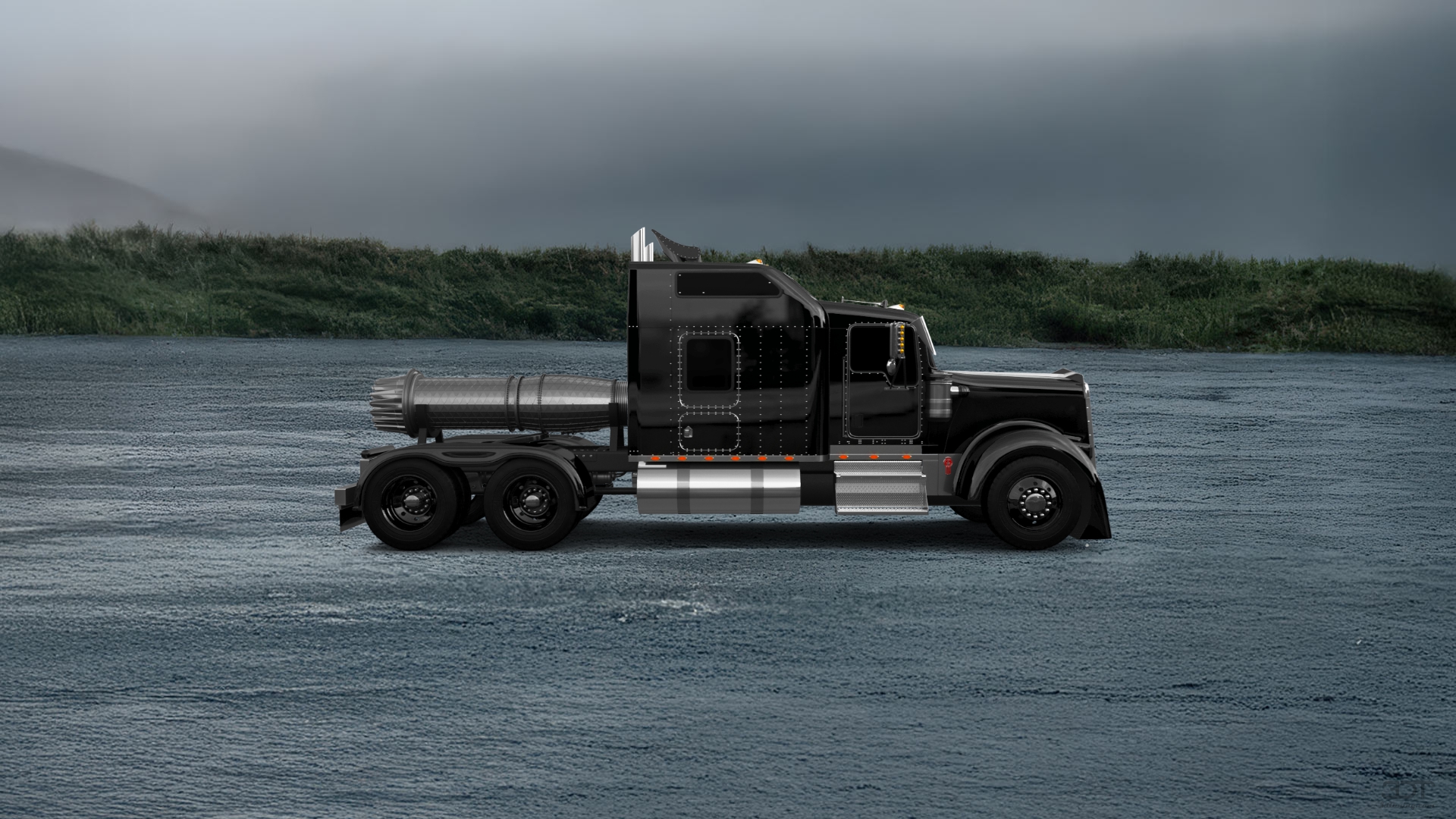 Kenworth W900 Sleeper Cab Truck 2015 tuning