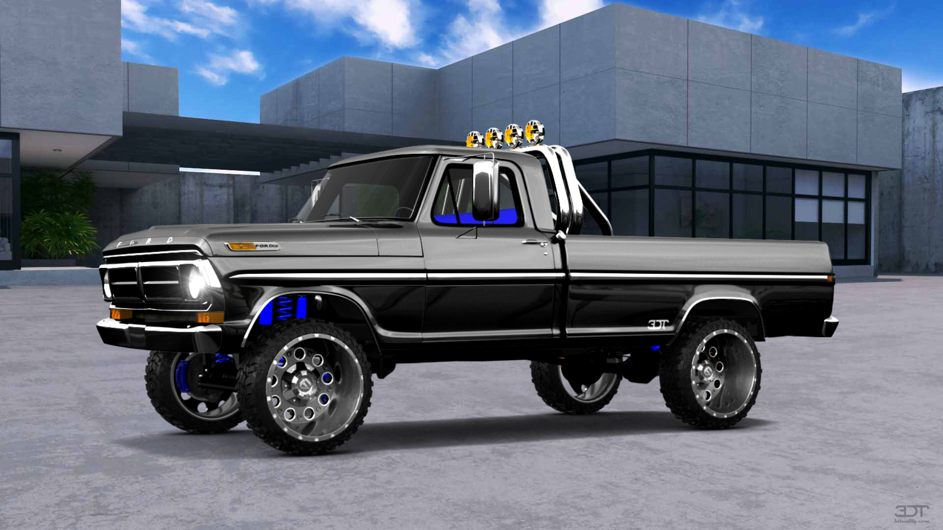 Ford F-250 2 Door pickup truck 1971