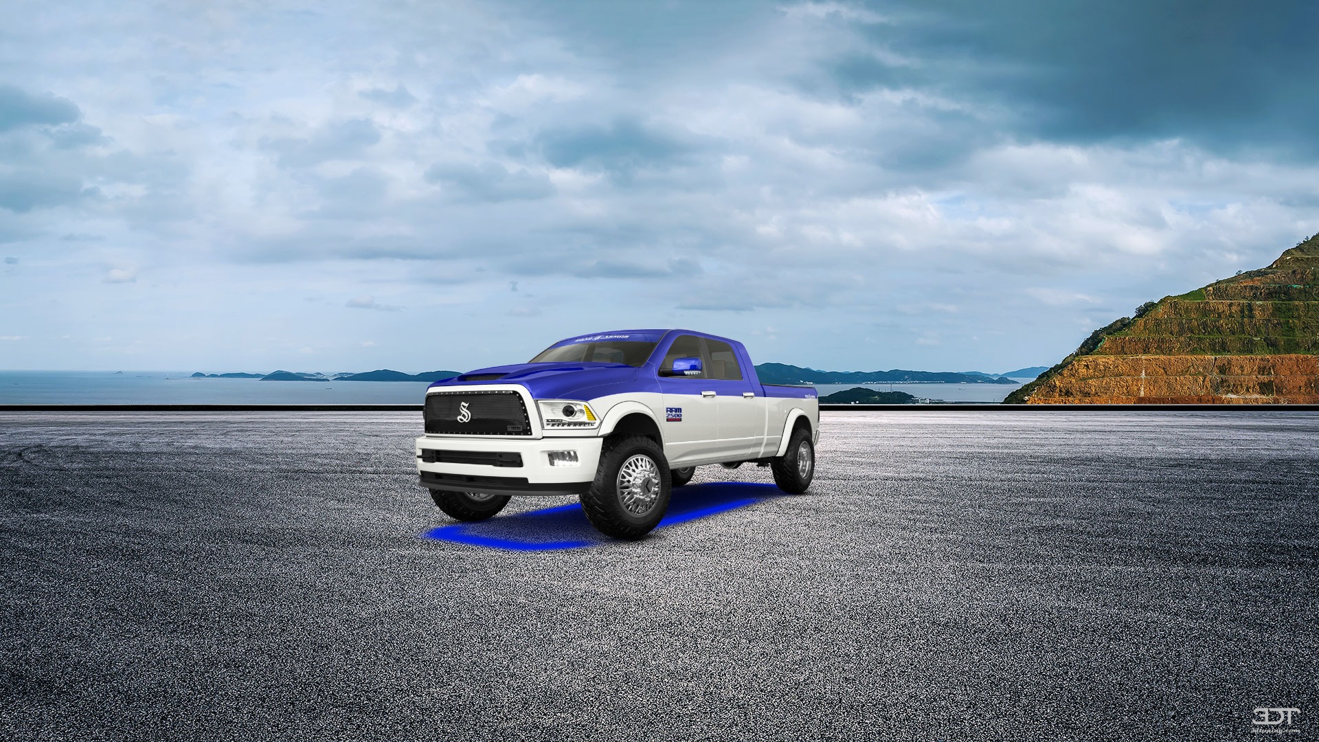 Dodge Ram 2500 Mega Cab 6.4 ft box 4 Door pickup truck 2010