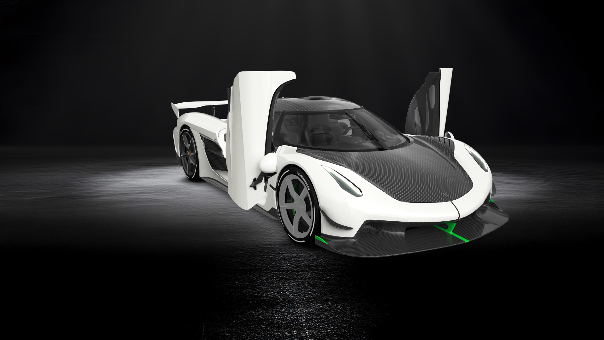 Koenigsegg Jesko 2 door targa top 2020