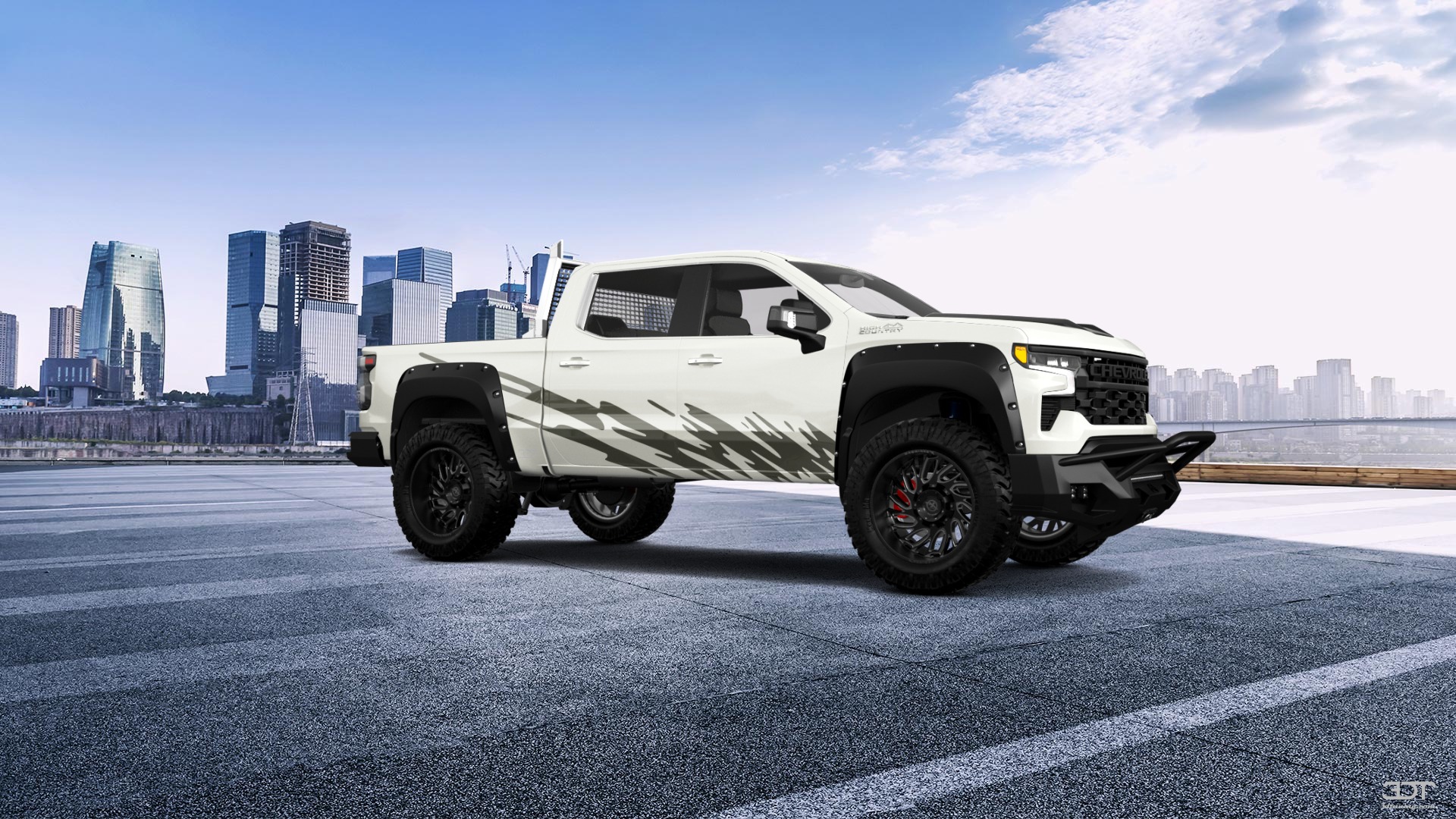 Chevrolet Silverado 1500 Crew Cab 5.8 ft box 4 Door pickup truck 2023 tuning