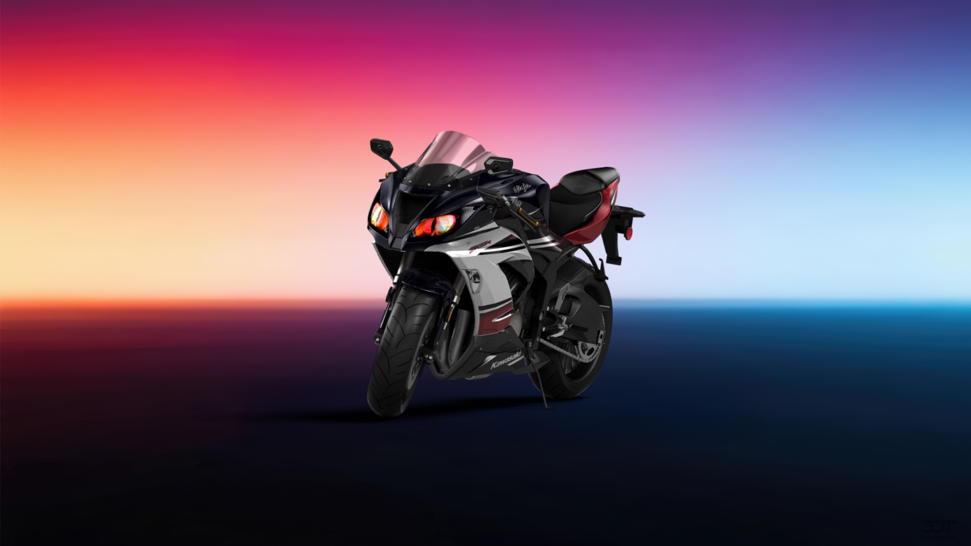 Kawasaki Ninja ZX 6R Sport Bike 2015 tuning