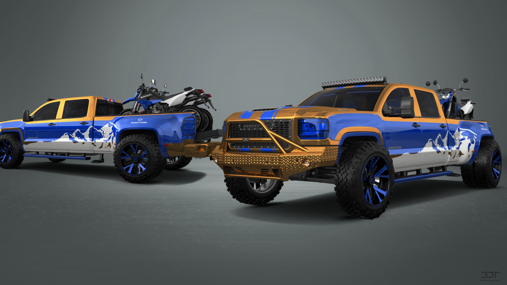 GMC Sierra 3500 HD Crew Cab 4 Door pickup truck 2015 tuning