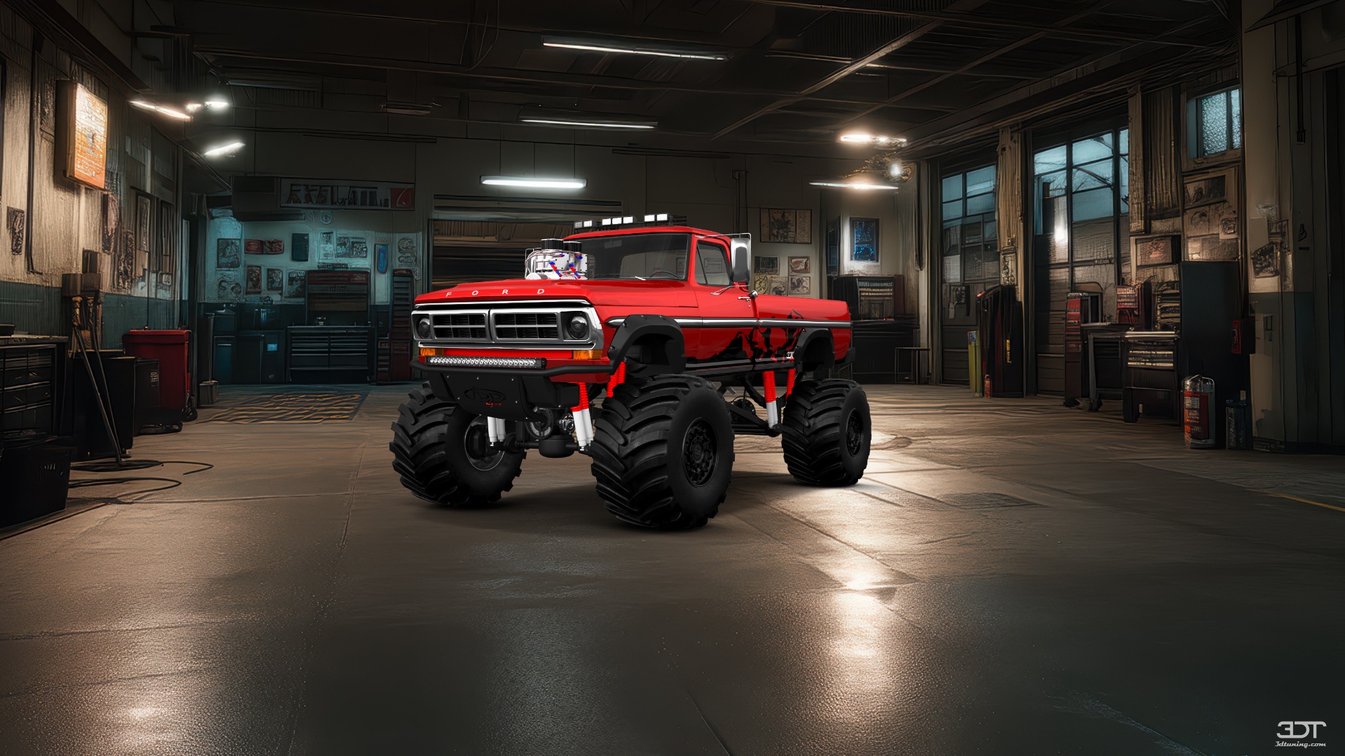 Ford F-250 2 Door pickup truck 1971 tuning