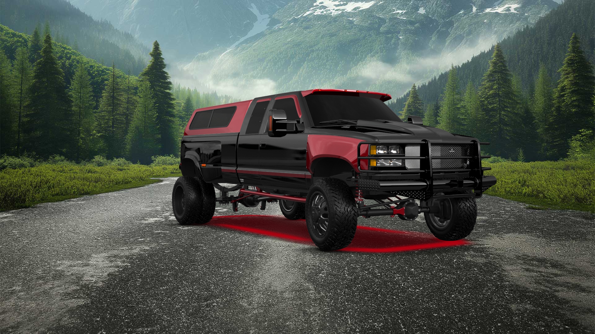 Chevrolet K3500 Extended Cab Pickup Truck 1988 tuning