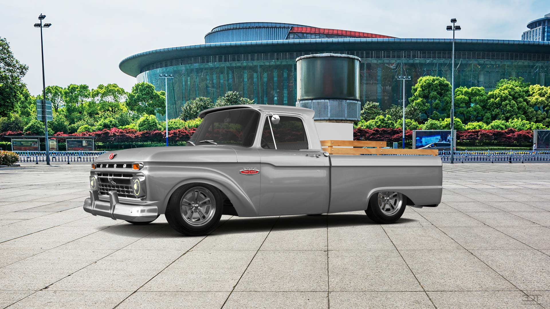 Ford F-100 Custom Cab 2 Door pickup truck 1966