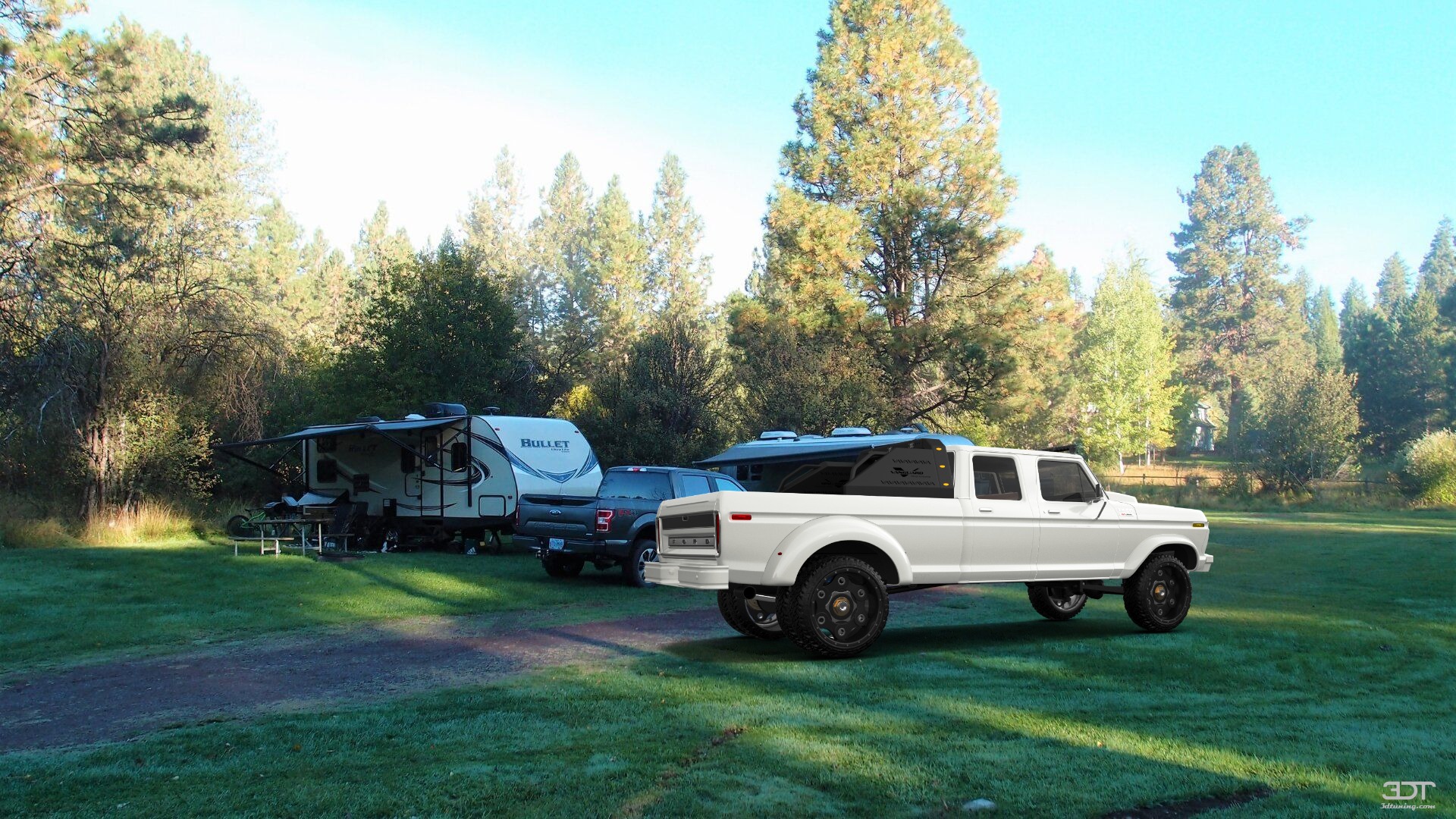 Ford F-350 Dually 4 Door pickup truck 1973 Images