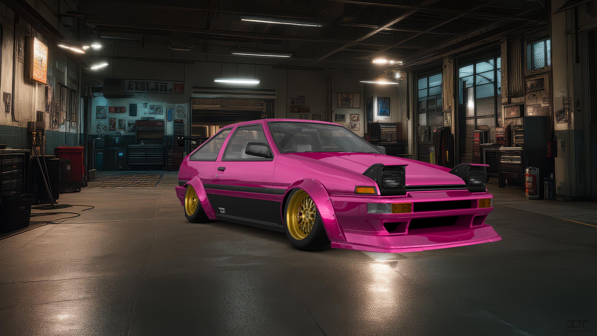 Toyota AE86 3 Door Hatchback 1985 tuning