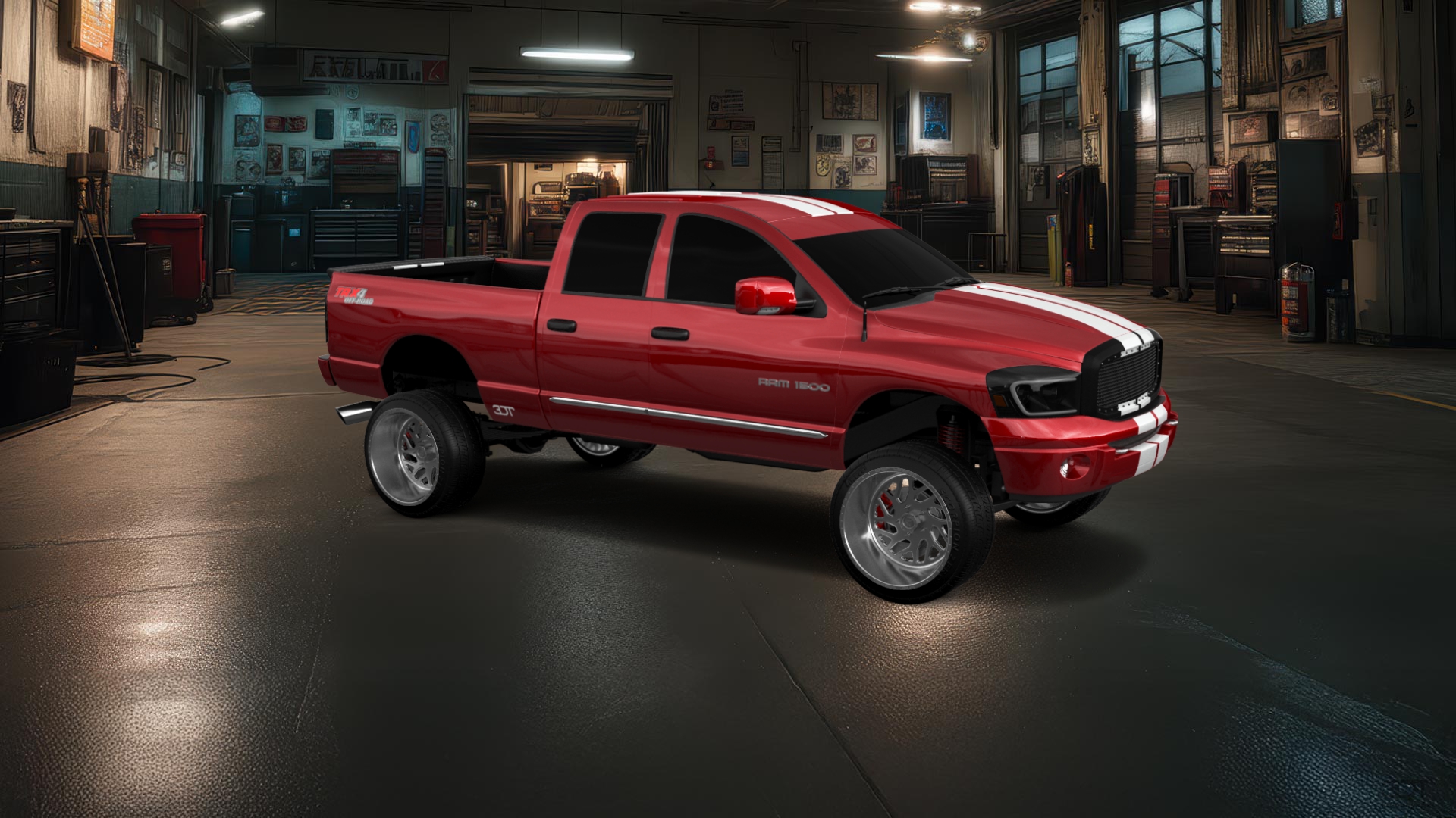 Dodge Ram 1500 Quad-Cab 4 Door pickup truck 2006 tuning
