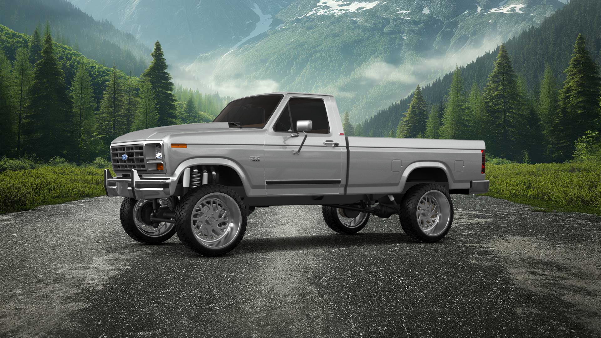 Ford F-150 2 Door pickup truck 1986