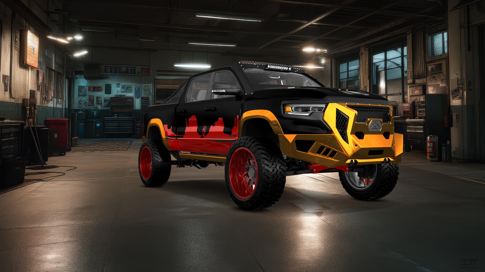 Dodge Ram 1500 TRX 4 Door pickup truck 2021 tuning