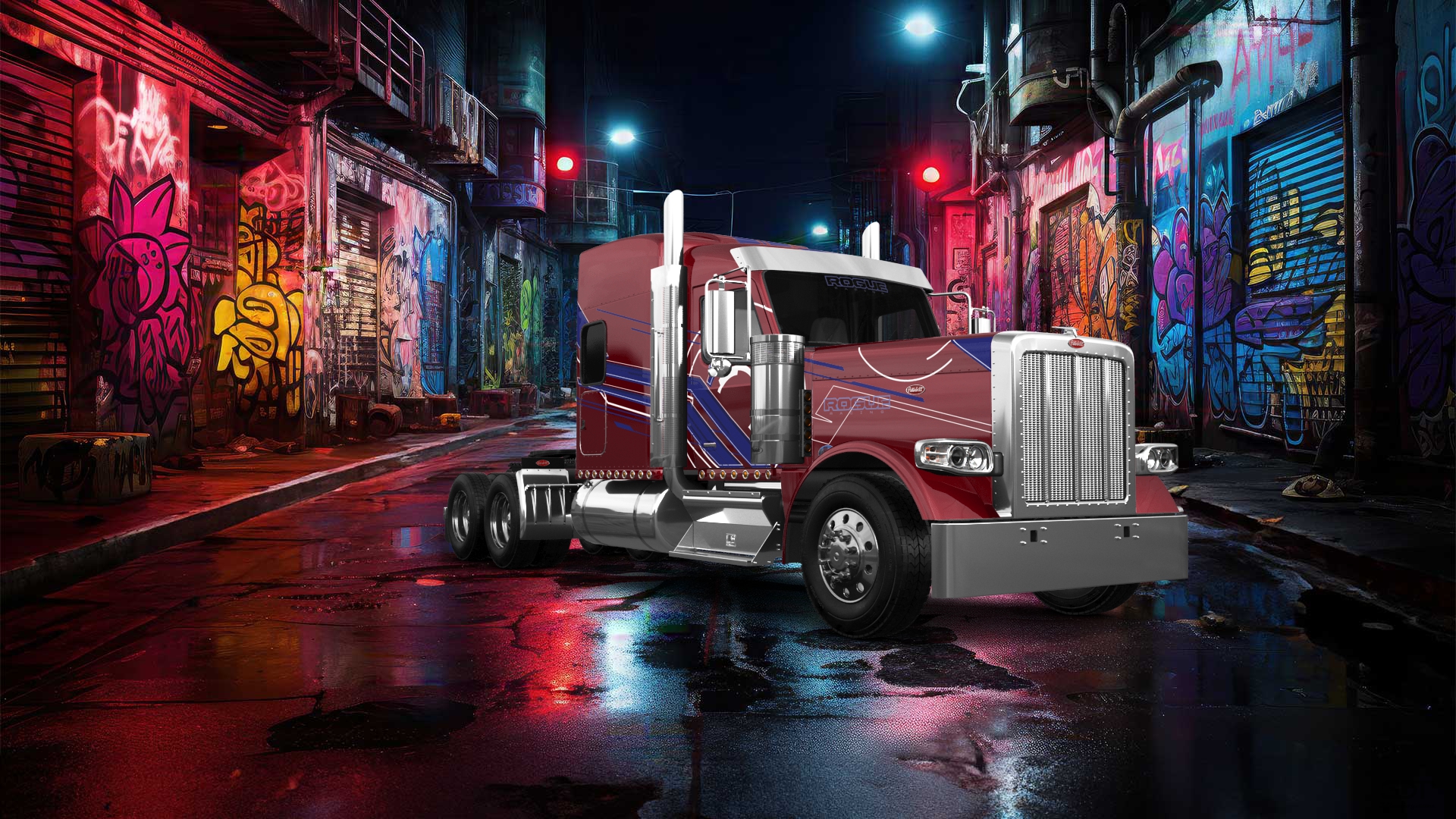 Peterbilt 589 Sleeper Cab Truck 2024 tuning