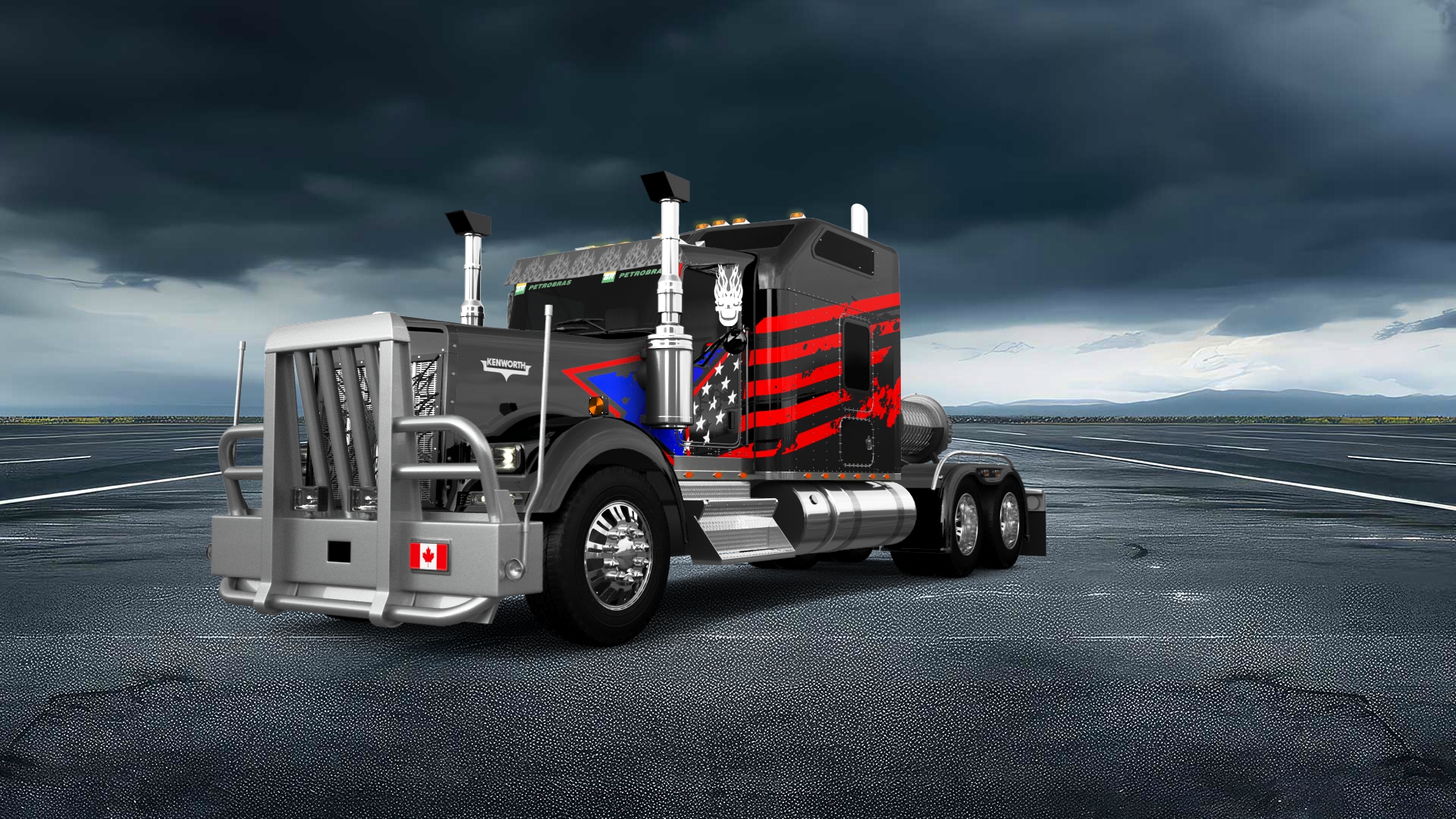 Kenworth W900 Sleeper Cab Truck 2015