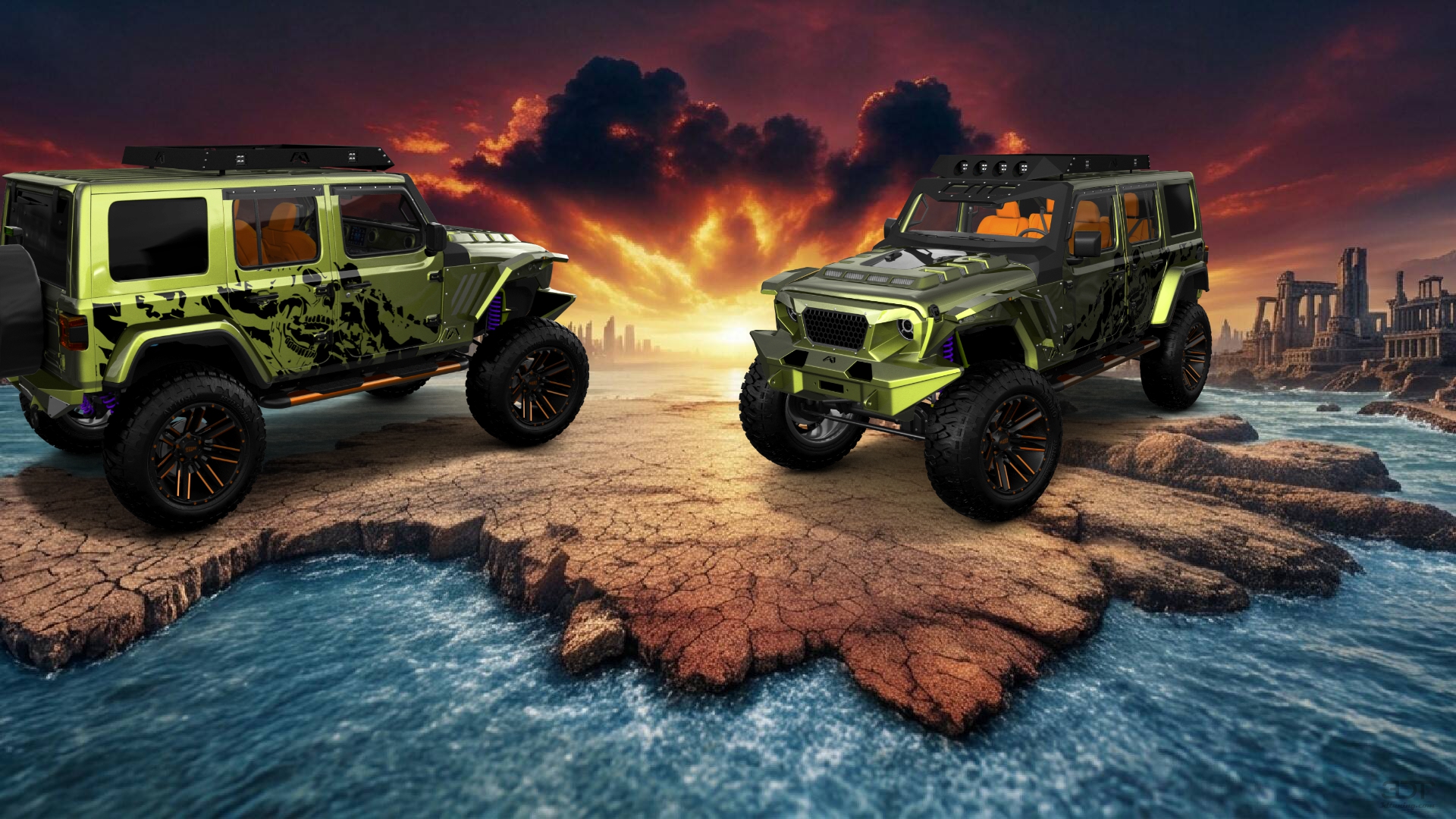 Jeep Wrangler Rubicon JL 4 Door SUV 2017 tuning
