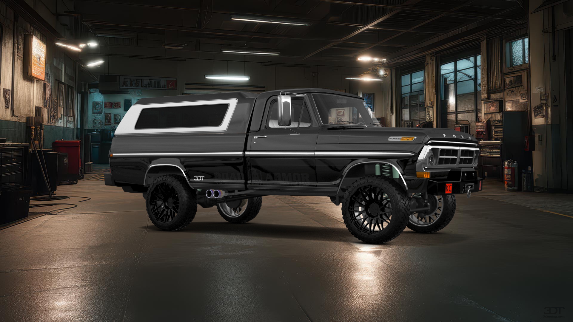 Ford F-250 2 Door pickup truck 1971 tuning