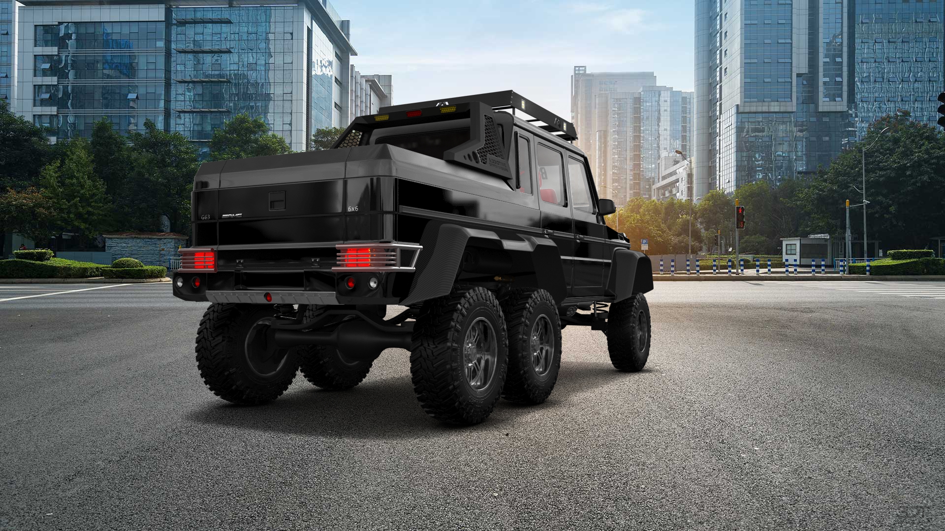 Mercedes G 63 AMG 6x6 4 Door pickup truck 2013
