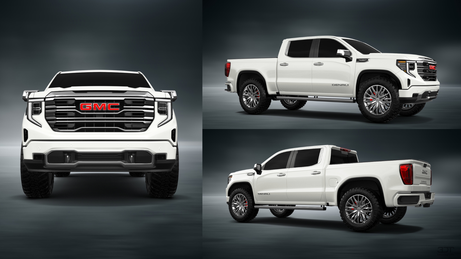 GMC Sierra 1500 Crew Cab 5.8 ft box 4 Door pickup truck 2023 tuning