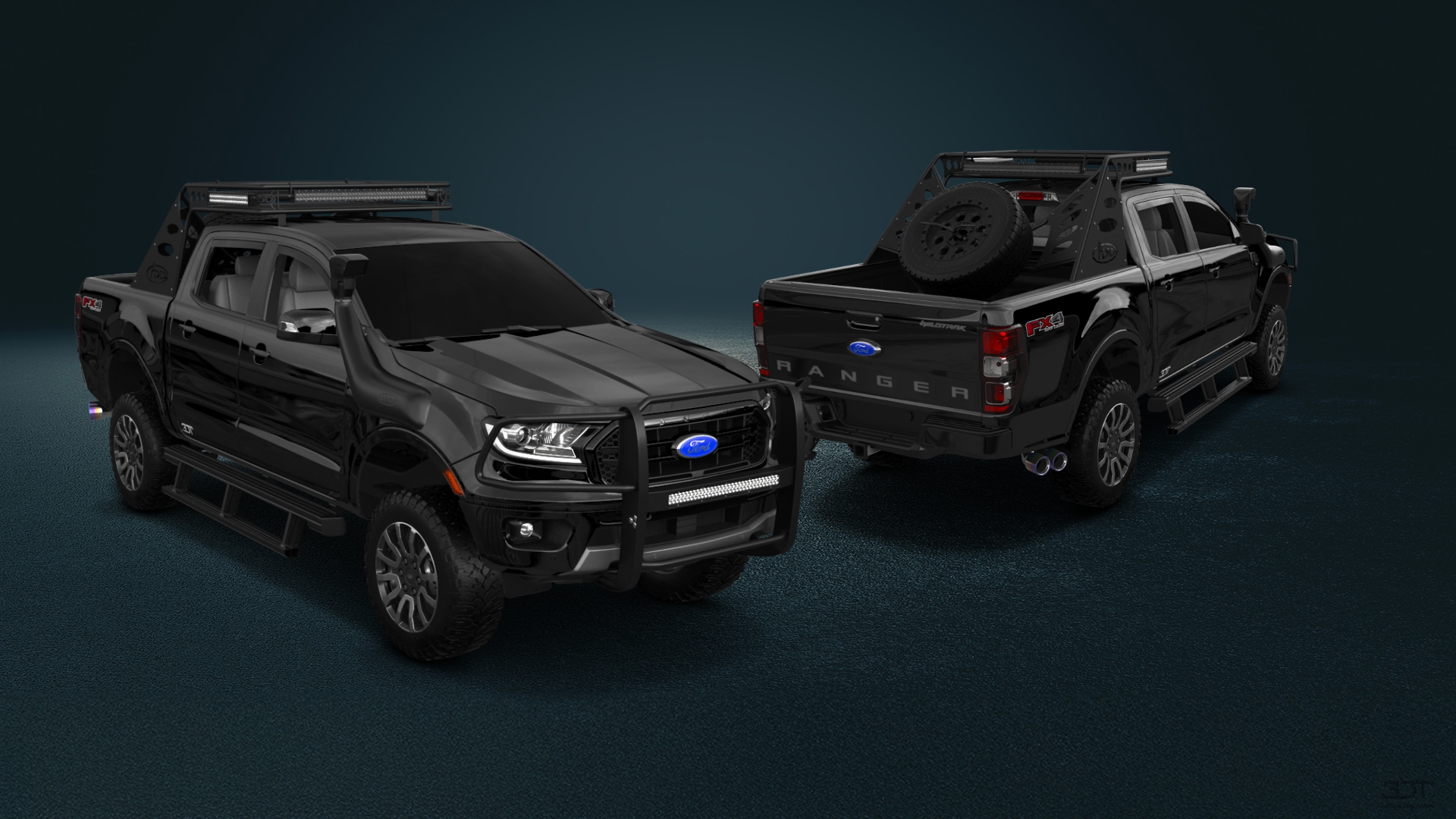 Ford Ranger 4 Door pickup truck 2019 tuning