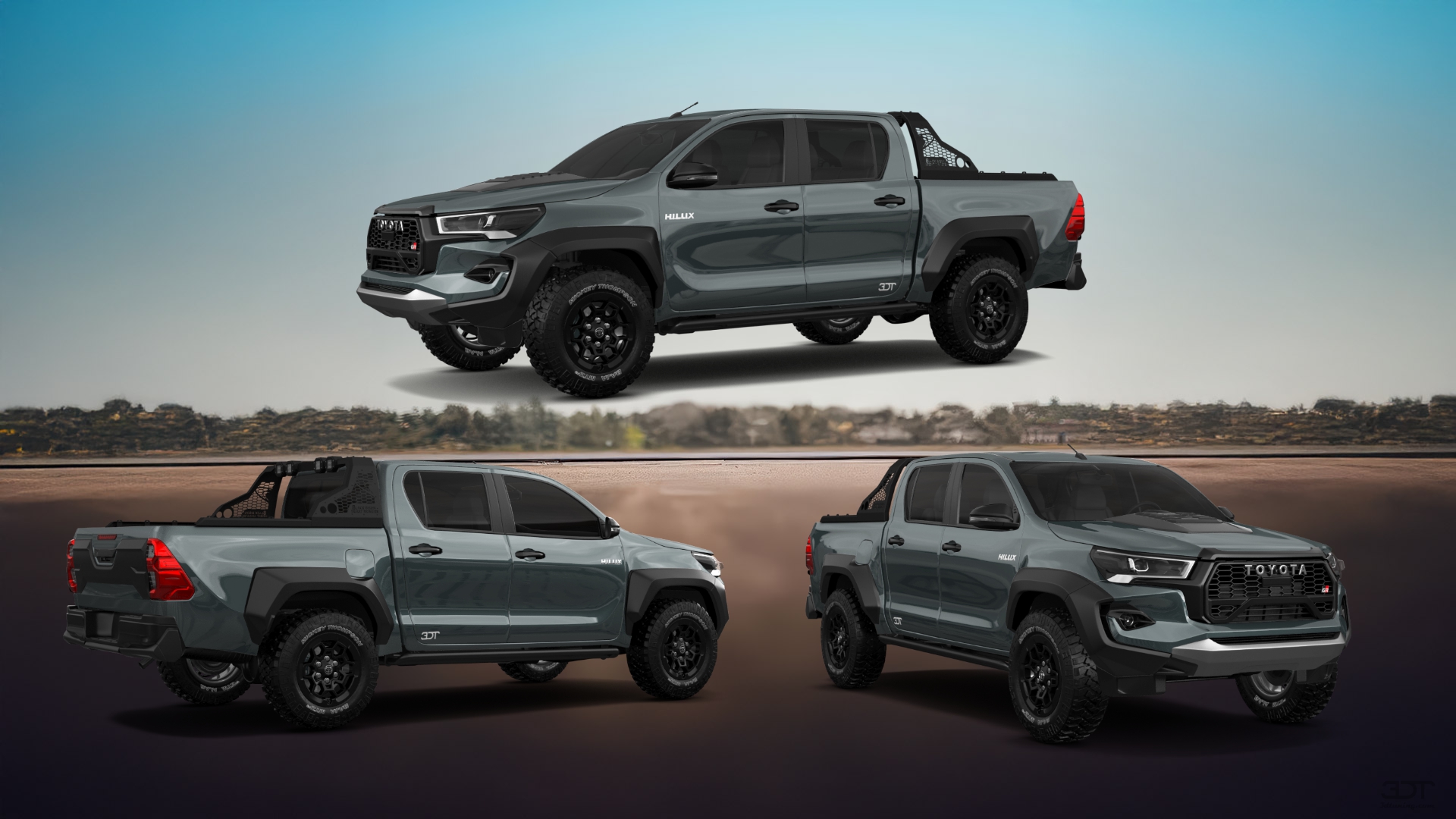 Toyota Hilux Double Cab 4 Door pickup truck 2015 tuning