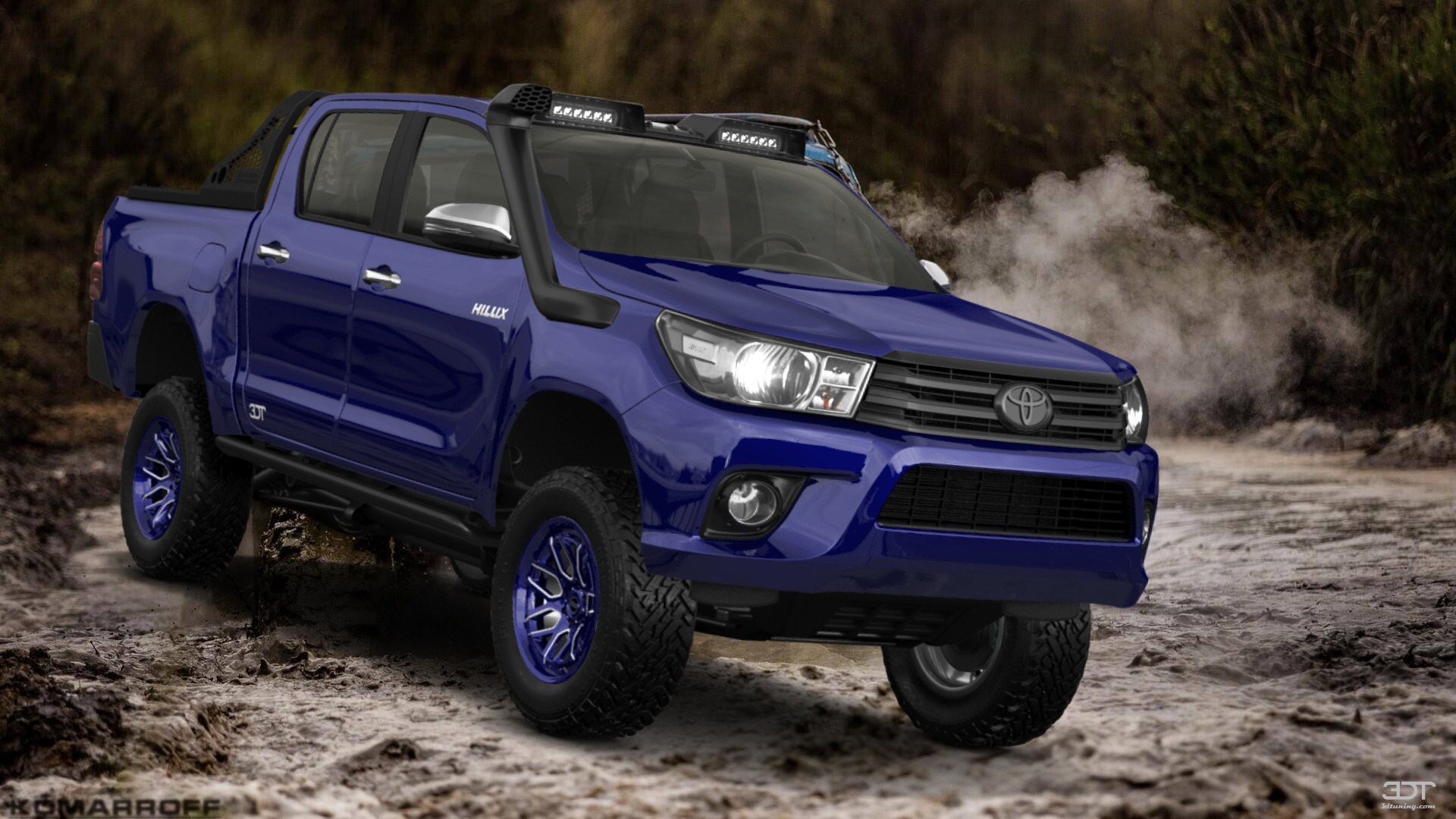 Toyota Hilux Double Cab 4 Door pickup truck 2015 tuning