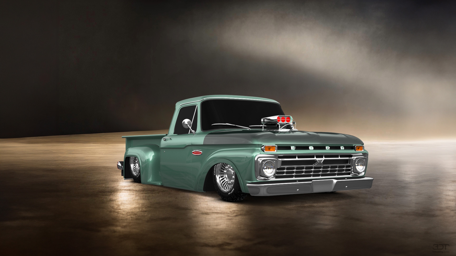 Ford F-100 Flareside 2 Door pickup truck 1961 tuning