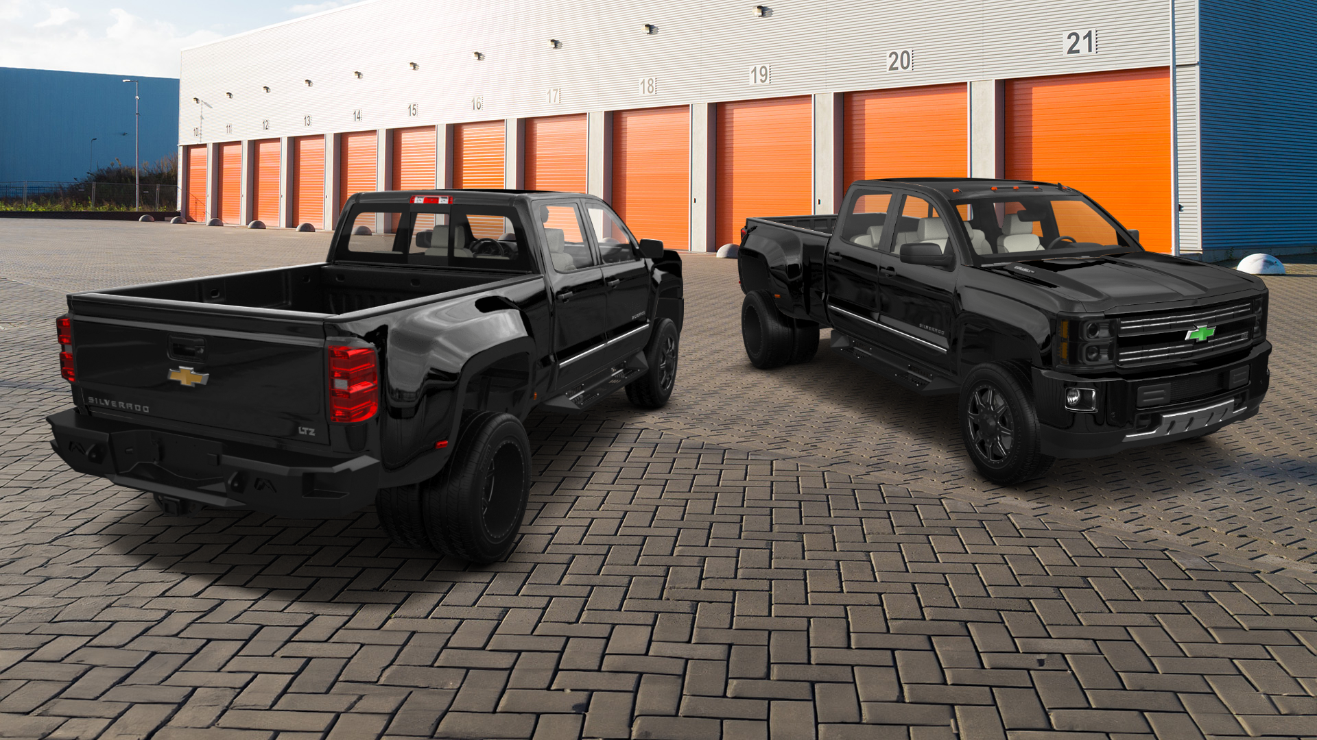 Chevrolet Silverado 3500 4 Door pickup truck 2015 tuning