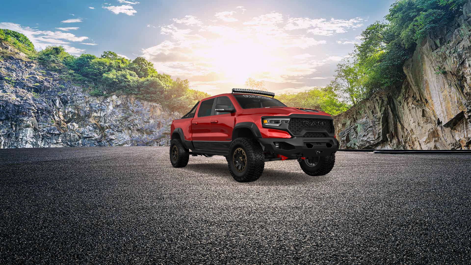 Dodge Ram 1500 TRX 4 Door pickup truck 2021