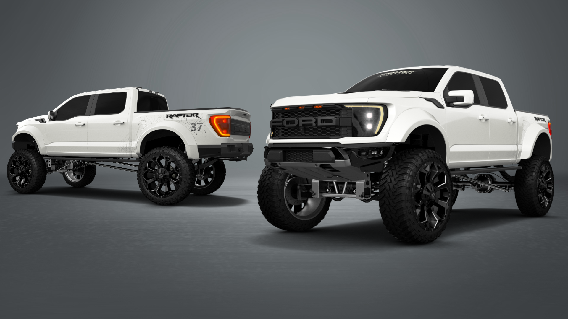 Ford F-150 Raptor 4 Door pickup truck 2021