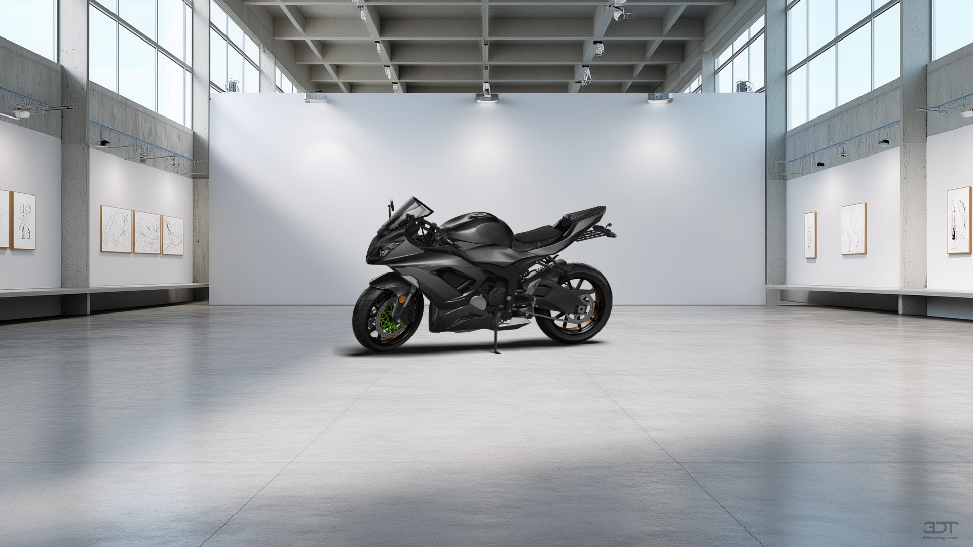 Kawasaki Ninja ZX 6R Sport Bike 2015 tuning