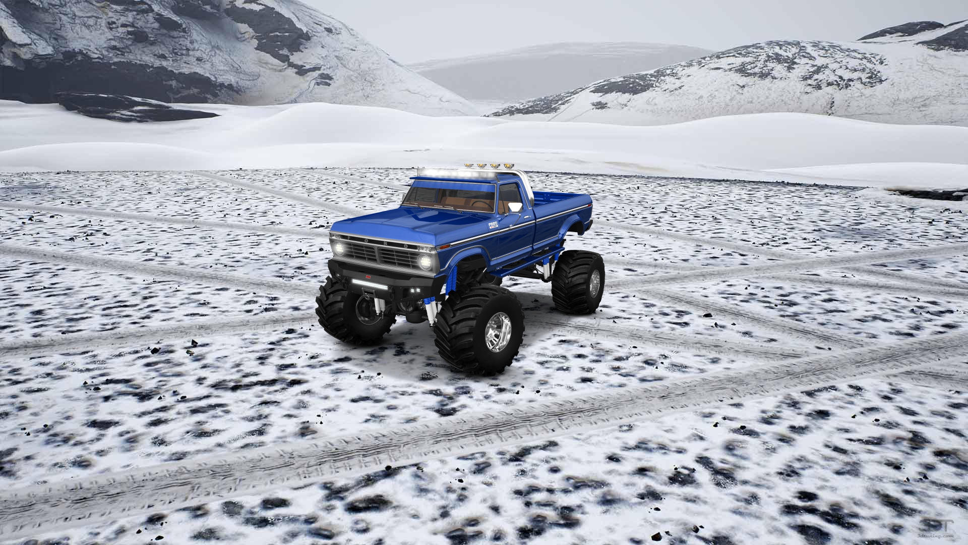 Ford F-350 Dually 2 Door pickup truck 1974 tuning